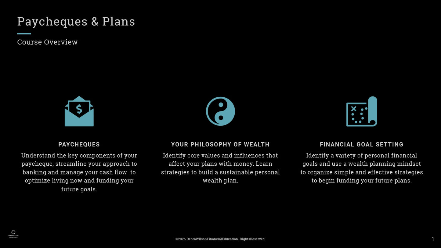 Worth Knowing: Paycheques & Plans
