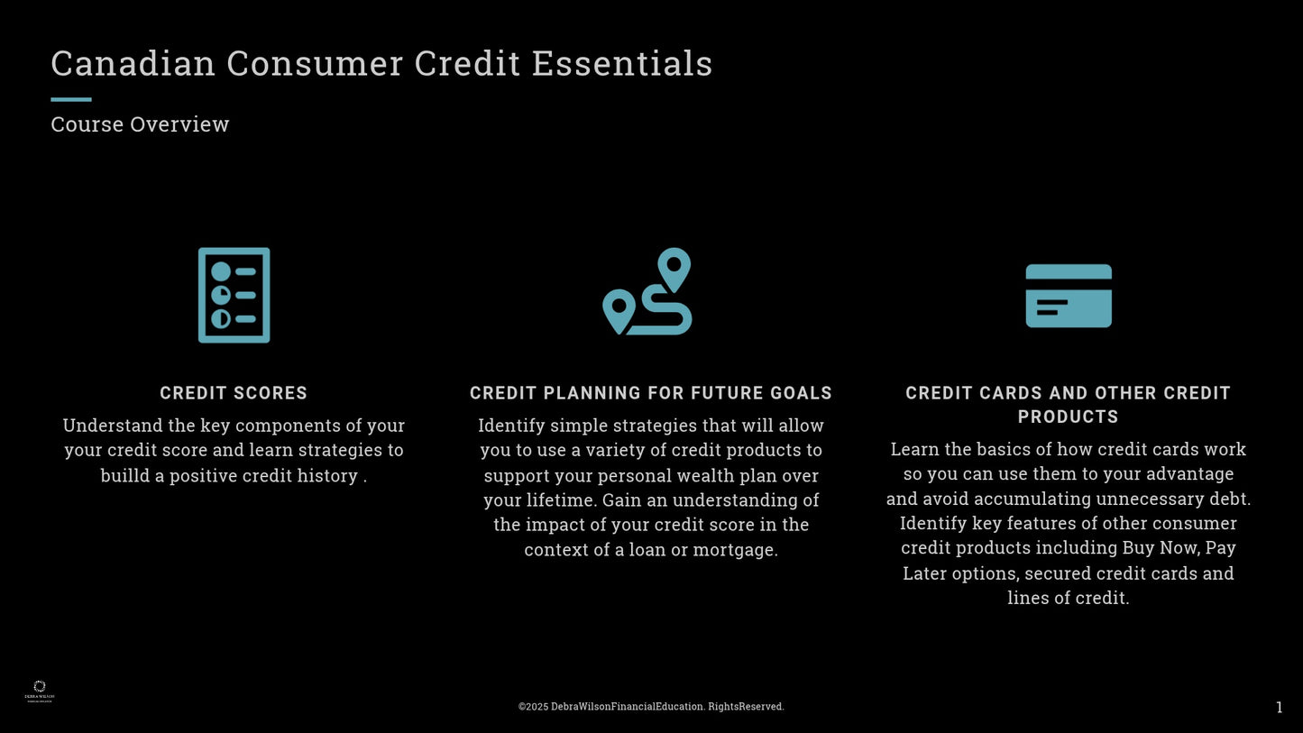 Canadian Consumer Credit Essentials